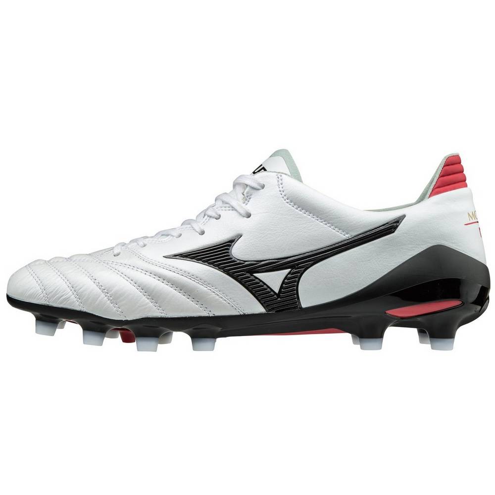 Mizuno Morelia Neo II Made in Japan Férfi Focicipő Fehér/Fekete CBM024156